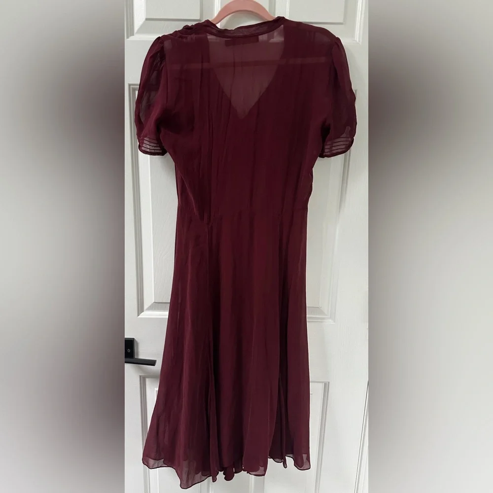 Polo Ralph Lauren Georgette Short-Sleeve Dress - Picture 4 of 4